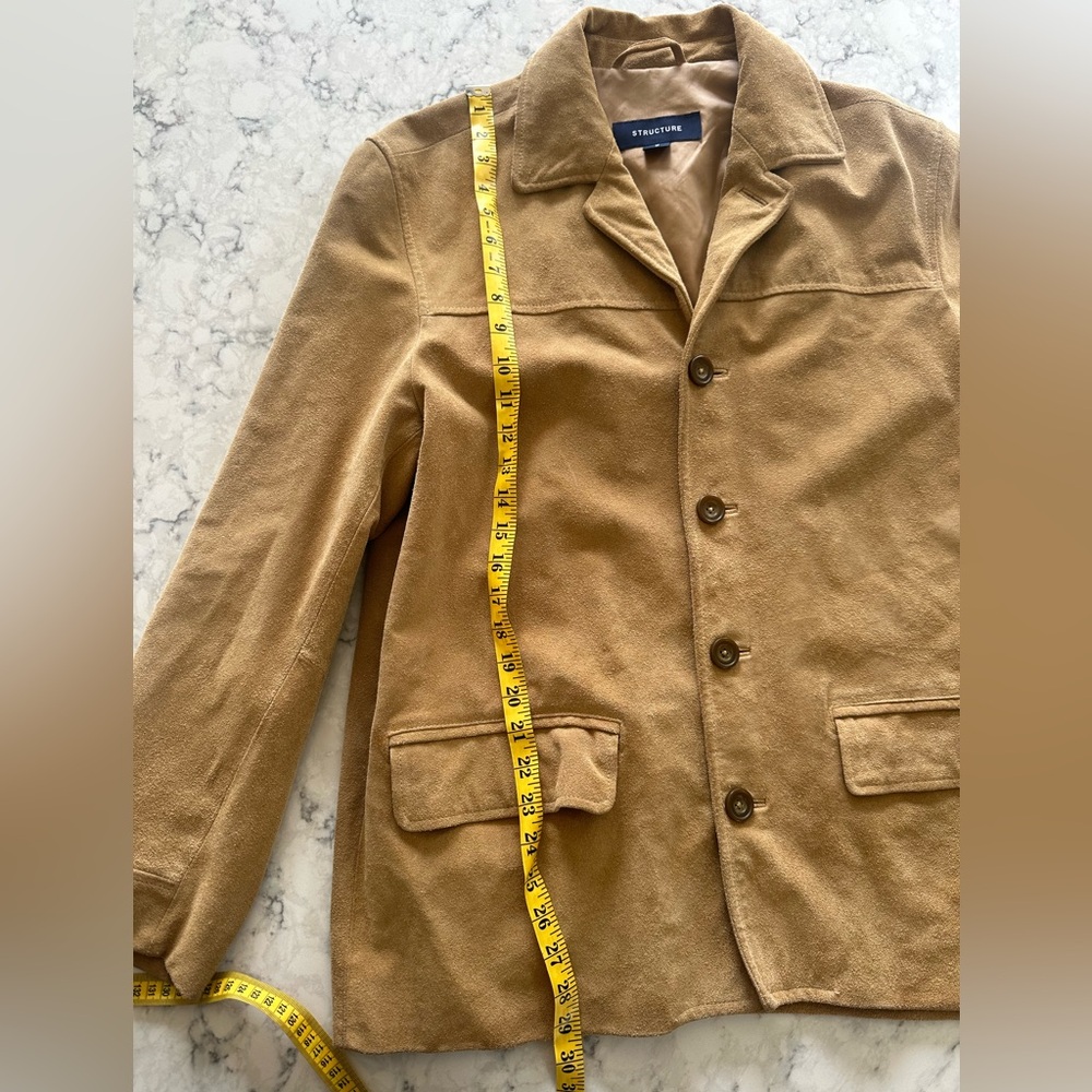 Structure Leather Jacket - image 8